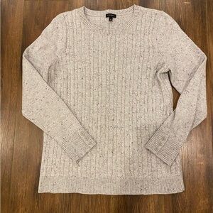Talbots beige knit sweater size large